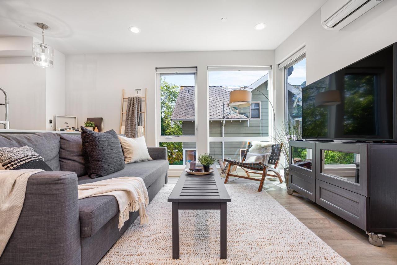 Rooftop Patio With Waterview, Private Garden & Grill 3Br 3Ba- Modern Cityscape Seattle Exterior foto